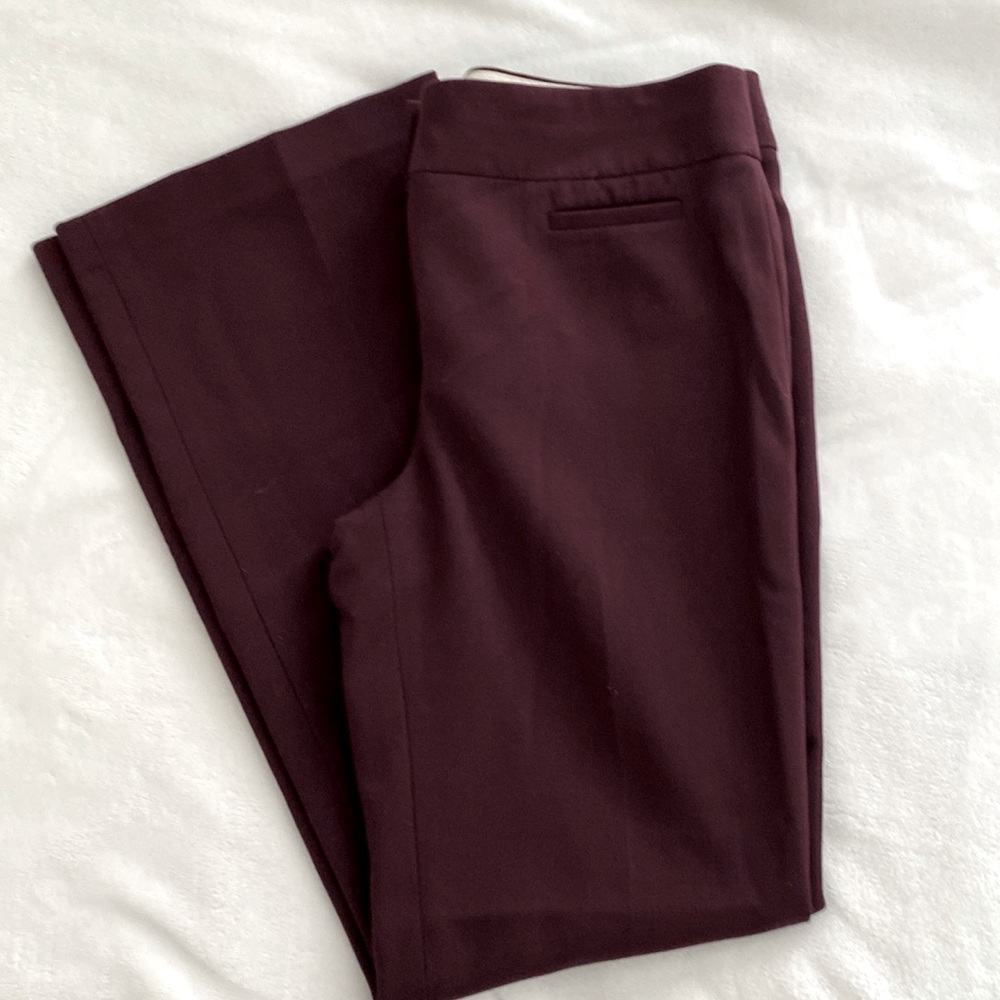 Loft Kate Maroon Dress Pant, Size 8